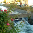 Imagen del último accidente acaecido el lunes en el Canal Bajo de Ponferrada.