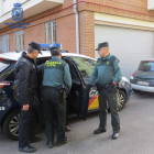 Momento de la detención del sospechoso en Puente Villarente