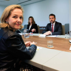 Nadia Calviño en el Consejo Asesor de la Autoridad de Estabilidad Financiera. ZIPI ARAGÓN