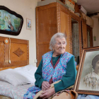 Emma Moreno, en su casa de Verbania en una fotografía del año pasado. ANTONINO DI MARCO