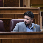 Imagen de Gabriel Rufián en el Congreso de los Diputados. FERNANDO VILLAR