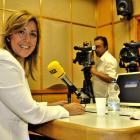 La presidenta andaluza, Susana Díaz, ayer durante una entrevista.