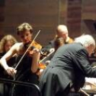 Imagen de la Orquesta Sinfónica de Berlín en su último concierto en el Auditorio