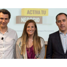 Ignacio Somalo, Cristina Hernández y Fernando Ruiz. DL