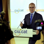 El secretario general de CiU, Josep Antoni Duran Lleida, compareció ayer.