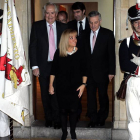 La presidenta de la Diputación de León, Isabel Carrasco, preside el acto oficial de la celebración del Día de la Constitución, con la presencia de las autoridades locales y provinciales