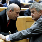 El ministro de Educación, José Ignacio Wert, y el presidente del Congreso, Jesús Posada.