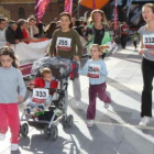 Los más pequeños también disfrutaron del atletismo.