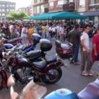 Durante un fin de semana, Veguellina se llena de motos y de motoristas, un verdadero espectáculo