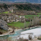 Vista de Jánovas, en el Prepirineo de Huesca.