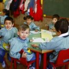 Varios de los niños de la guardería infantil del Hogar de la Esperanza