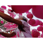 Imagen de la carrera contra el cáncer de mama de 2014