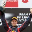 Vettel celebra el triunfo en Montmeló en otra demostración más de la consistencia del Red Bull.