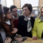 Esperanza de Orellana junto a la subdelegada del Gobierno en Soria. WIFREDO GARCIA