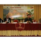 Miguel López, ayer en León, en un receso del foro agrario de la Coag
