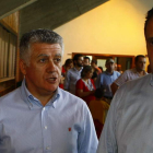 Suso y Pollán en las elecciones del Ademar en el 2009.