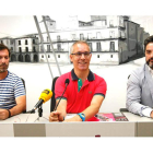 Julio Anel, José María López Benito y Javier Vázquez.