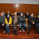 En el banquillo de los acusados el grupo de empresarios condenados unos y absueltos otros.