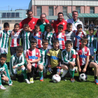 Formaciones del Betis y Zamora, finalistas de torneo Ciudad de Ponferrada benjamín.