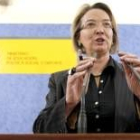 La secretaria de Estado de Educación y Formación, Eva Almunia