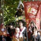 Un momento de la procesión de la Casa de León en Madrid