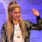 Shakira, en la presentación de su nuevo disco en el Convent dels Angels, el pasado mes de junio.