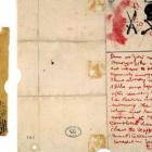 Una carta firmada por Jack el Destripador que se mostró en una exposición en Londres en el 2008.