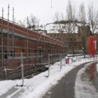 La obras se han visto afectadas por las últimas nevadas.