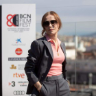 Isabelle Huppert presentó la película en Barcelona la semana pasada. MARTA PÉREZ