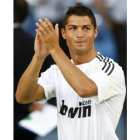 Cristiano Ronaldo durante su presentación.