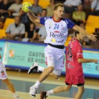 Martin Stranovsky fue el máximo goleador leonés en el choque que levantó el telón a la liga.