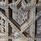Un detalle del artesonado. VALCABADO MECENAZGO MUDÉJAR