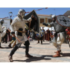 Recreación de la histórica batalla medieval en Villadangos entre leoneses y aragoneses.