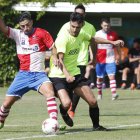 La Virgen ratificó con un solvente triunfo su notable partido frente al CD Barco. JESÚS F. SALVADORES