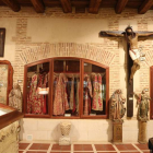 El Cristo de la Agonía en el Monasterio de Sahagún.