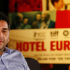 El director bosnio Danis Tanovic, en la presentación en Madrid de 'Hotel Europa'.