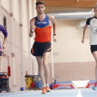 Álvaro Martín, Lorena Luaces y July Takacs preparan el Mundial de Moscú en el Ceard.