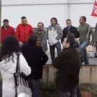 Los representantes autonómicos de CC.OO. visitaron ayer a los encerrados y hoy acudirán a la manifes