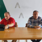 Rodríguez y Nieto ayer durante la rueda de prensa. DL