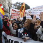 Manifestación en Barcelona contra la reforma laboral de la coordinadora CICLO.