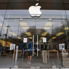 Imagen de la tienda de Apple en el barrio neoyorquino de Tribeca. LARRY W. SMITH