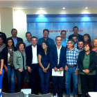 Comité provincial del PSOE con los candidatos.