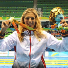 La atleta española y ganadora del oro, Michelle Alonso.