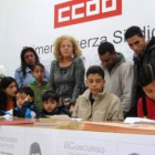 Comisiones Obreras organizó la campaña de recogida de juguetes para inmigrantes leoneses