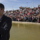 El PSOE andaluz contra Sánchez por presentarse como el 'candidato de la milirtancia'.