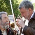 Los secretarios generales de UGT, Méndez, y CC.OO., Fidalgo