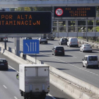 La autovía M-30 de circunvalación de Madrid.