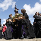 El santo Potajero, de la Cofradía de Las Angustias, procesiona el Miercoles Santo.