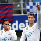 Cristiano Ronaldo celebra uno de sus tantos