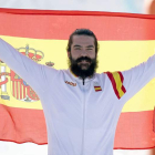 El español Regino Hernández celebra la medalla de bronce. S. ILNITSKY